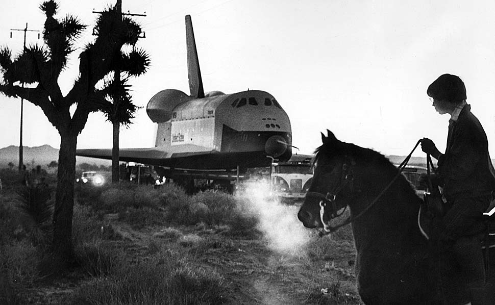 Space Shuttle and Horse, 1977